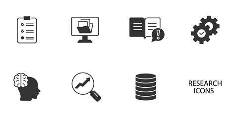 Research Icons & Symbols .